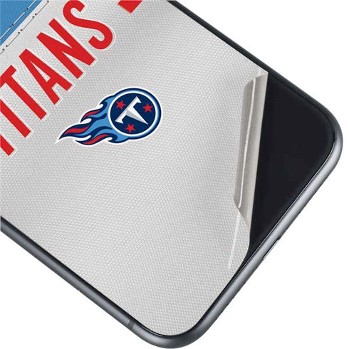 NFL Tennessee Titans White Striped iPhone 11 Skin